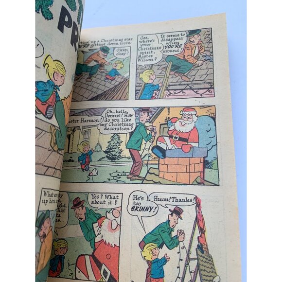 Dennis The Menace "Pocket Full Of Fun!" X-Mas Extra No. 14 Comic Book By Fawcett - Picture 9 of 10